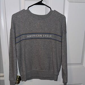 American Eagle Outfitters Gray Crewneck Sweater